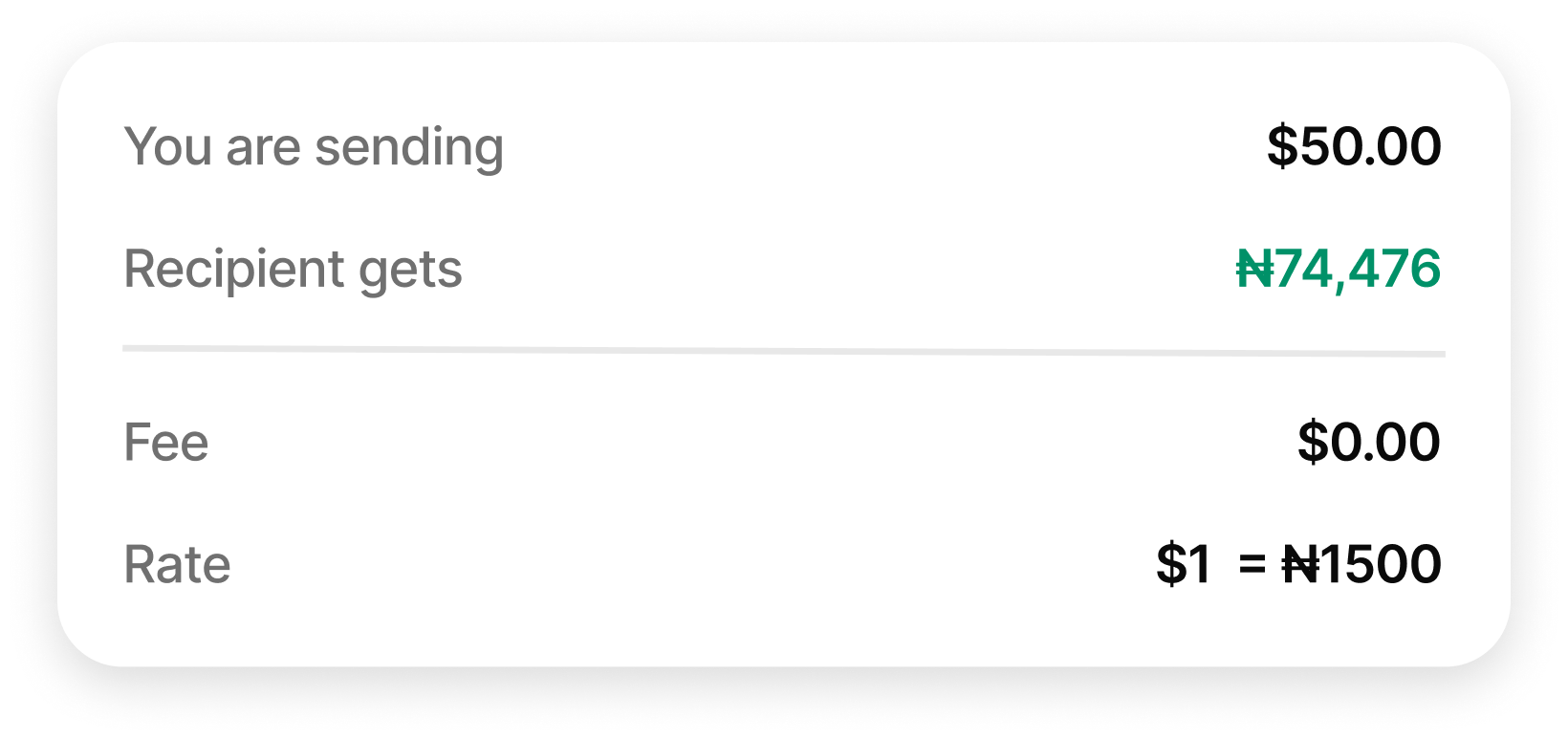 Real-Time, Low-Fee Transfers.